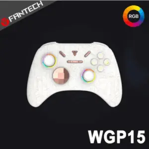【FANTECH 】WGP15A 無線賽車遊戲專用線性扳機震動搖桿-白色款